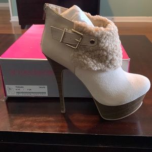 Taupe Booties by Shoedazzle.